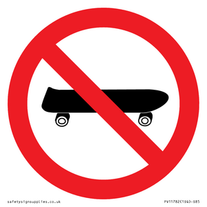 P924 Prohibition: No skateboarding